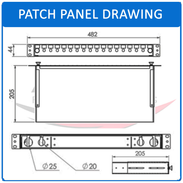 LC Fibre Patch Panel Ark Fibre Optics
