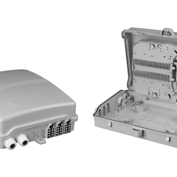 IP65 Large 24 Port SC SPX Hinged Fibre Box