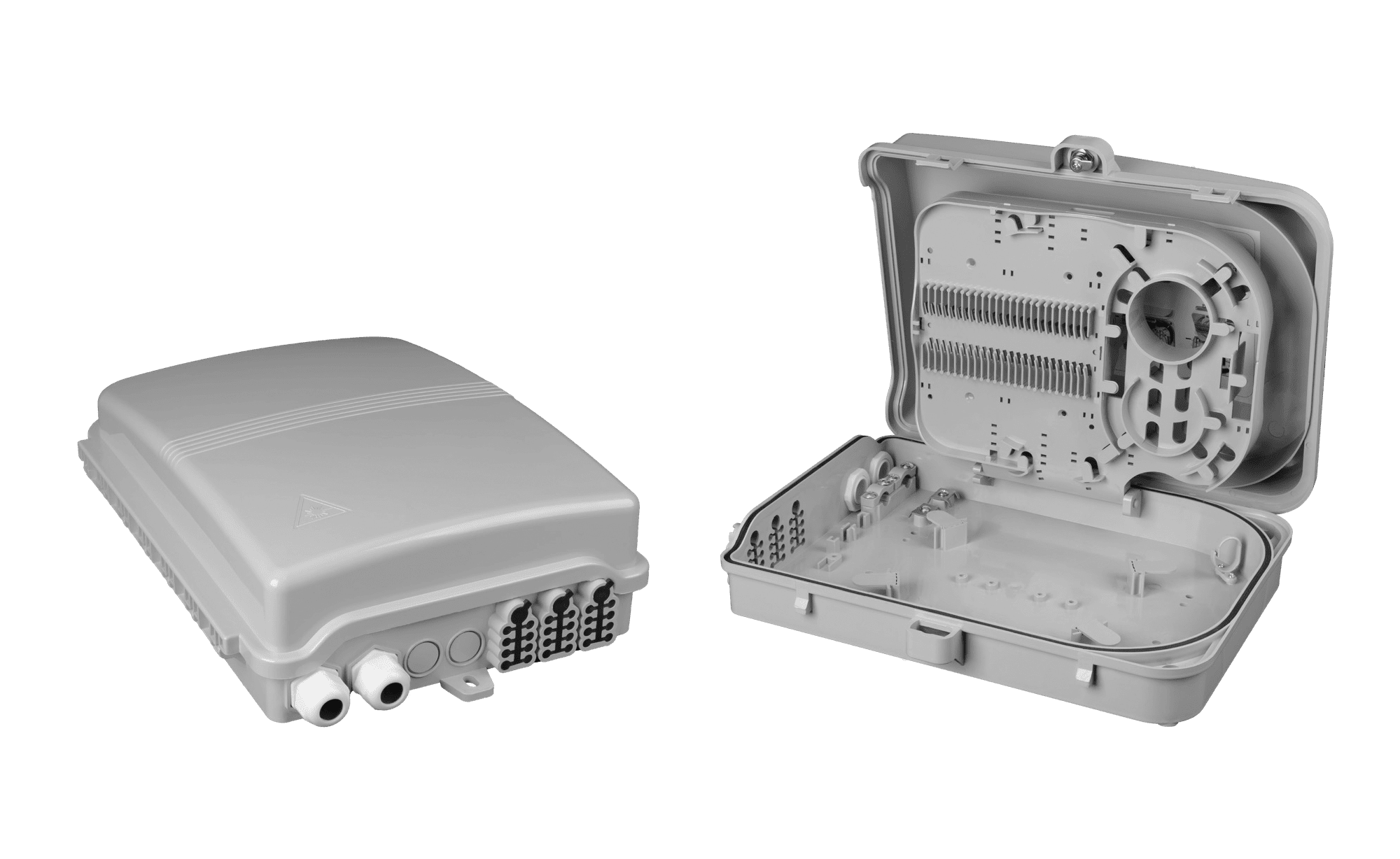 IP65 Large 24 Port SC SPX Hinged Fibre Box IP65 Large 24 Port SC SPX Hinged Fibre Box