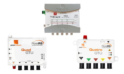 Satellite FIRS Fibre Optic Coaxial Converters