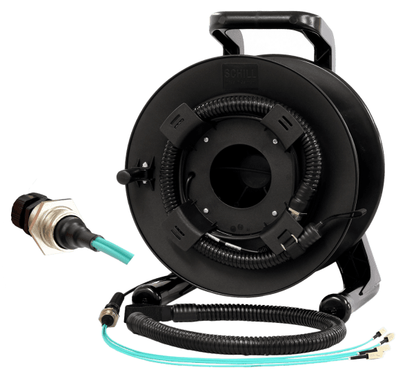 2-4 Core Deployable Fibre Cables with Standard Terminations