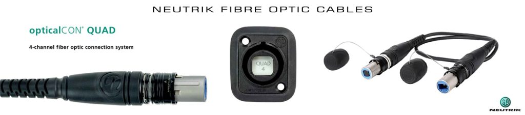 Neutrik Fibre Optic Cables opticalCON Quad